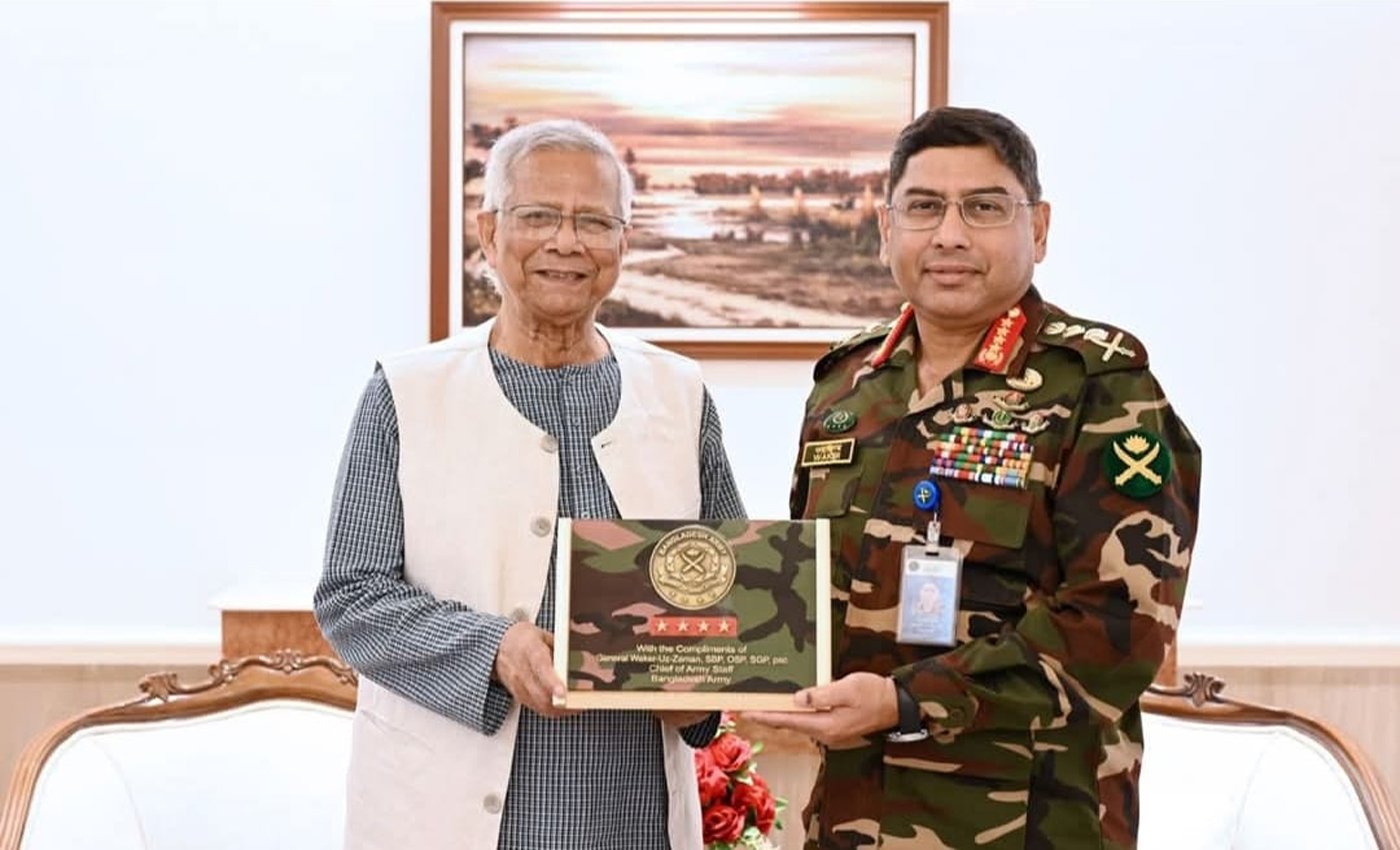 প্রধান উপদেষ্টার সঙ্গে সেনাপ্রধানের সাক্ষাৎ