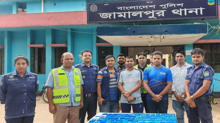 জামালপুর সদর থানায় ২২ হাজার ইয়াবা উদ্ধার