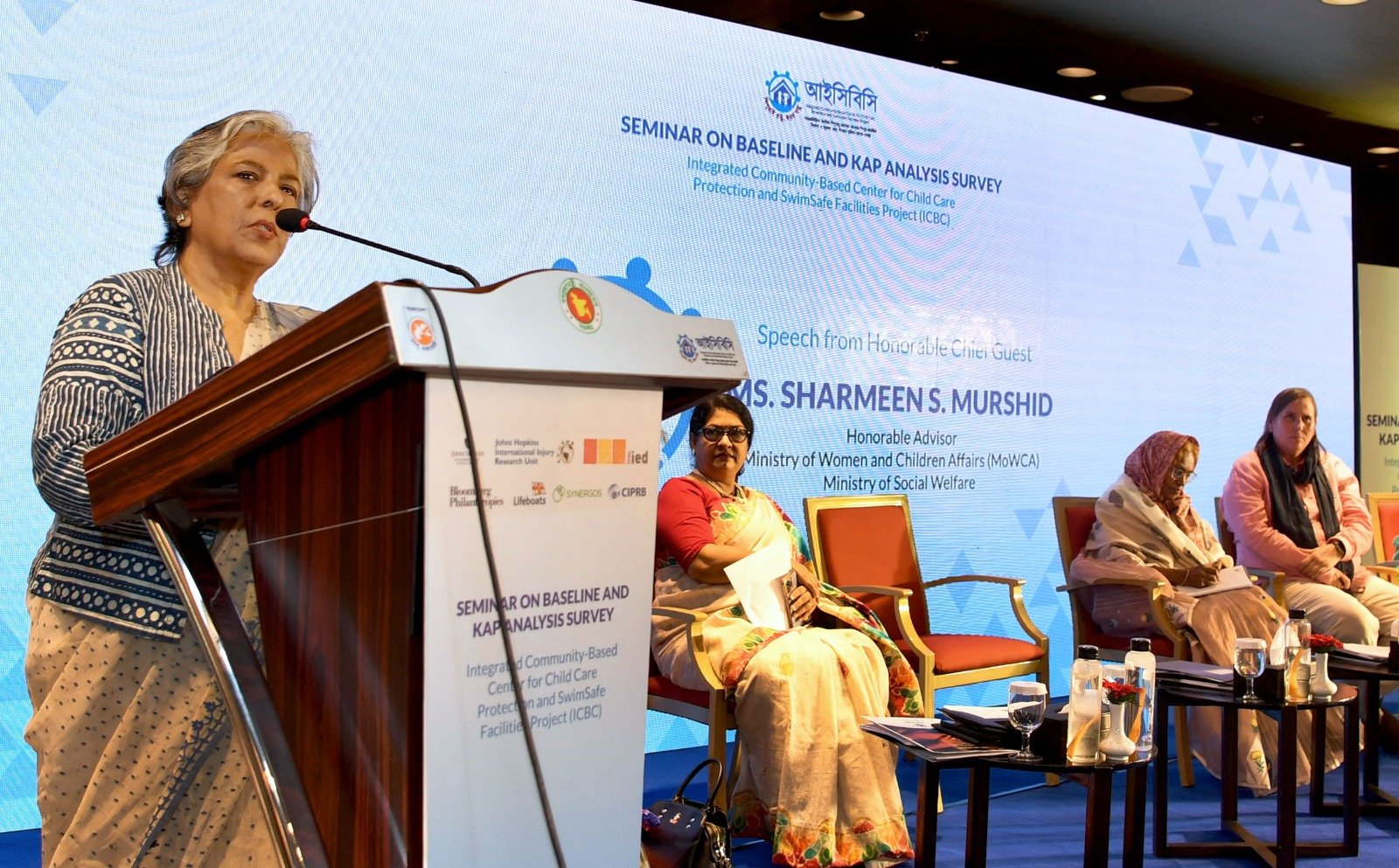 সমন্বিত কার্যক্রমের মাধ্যমে সুস্থ জাতি গঠনে প্রকল্পের সাথে সংশ্লিষ্টদের গুরুত্বপূর্ণ ভূমিকা পালনে আন্তরিকতার সাথে কাজ করার আহ্বান -উপদেষ্টা শারমীন এস মুরশিদ।