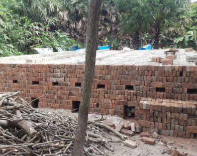 কালিগঞ্জে আইন লঙ্ঘন করে প্রকাশ্যে অবৈধভাবে ইট পোড়ানোর অভিযোগ