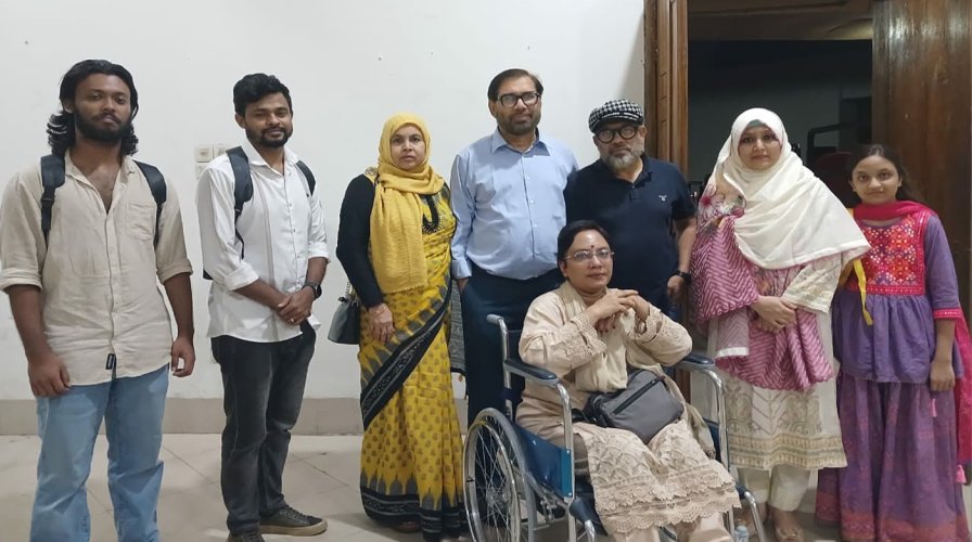 ‘ঝরা পাতার চিঠি’ স্বল্পদৈর্ঘ্য চলচ্চিত্রের প্রিমিয়ার শো অনুষ্ঠিত