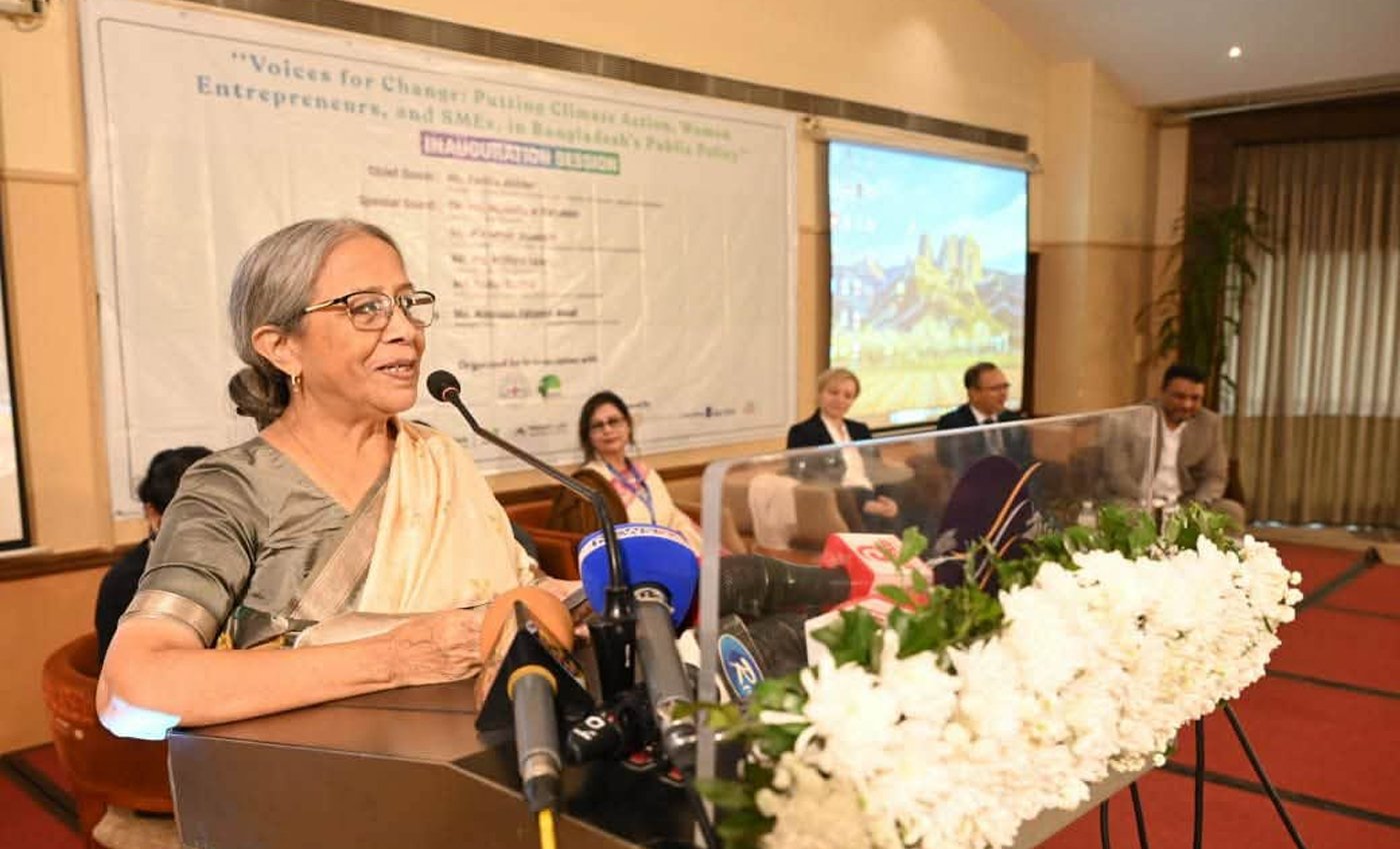 জলবায়ু ঝুঁকি মোকাবিলায় নারী উদ্যোক্তাদের জন্য অতিরিক্ত অর্থায়ন প্রয়োজন - মৎস্য ও প্রাণিসম্পদ উপদেষ্টা