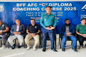 সিলেটে বাফুফে এএফসি সি ডিপ্লোমা কোচিং কোর্সের উদ্বোধন