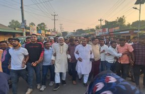 বকশীগঞ্জে বিএনপির বিক্ষোভ মিছিল ও সমাবেশ, আওয়ামী লীগের সন্ত্রাসের প্রতিবাদ