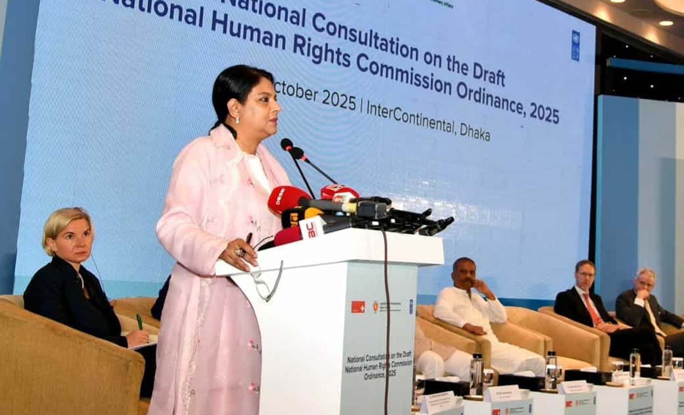 মানবাধিকার রক্ষাকারীদের নিরাপত্তা আইনগত কাঠামোর মধ্যে আনতে হবে — রিজওয়ানা হাসান