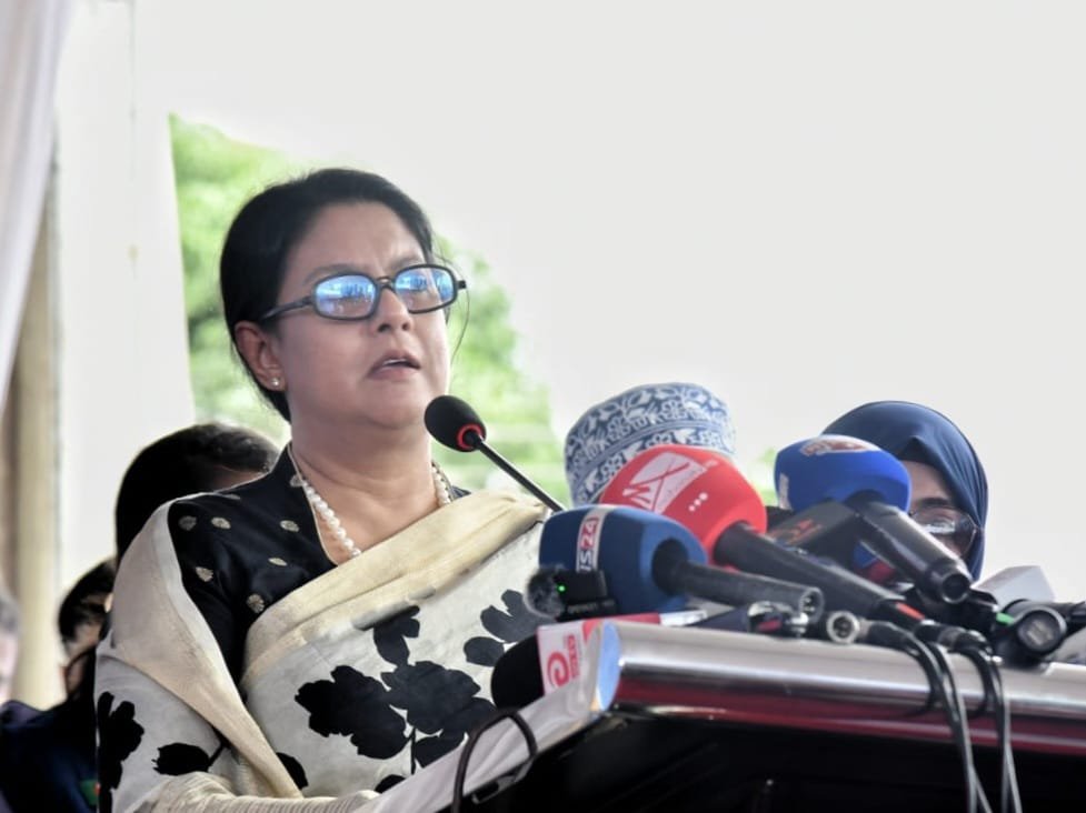 জুলাই শহিদদের প্রকৃত সম্মান হবে বৈষম্যহীন বাংলাদেশ গড়া। - পরিবেশ উপদেষ্টা সৈয়দা রিজওয়ানা হাসান