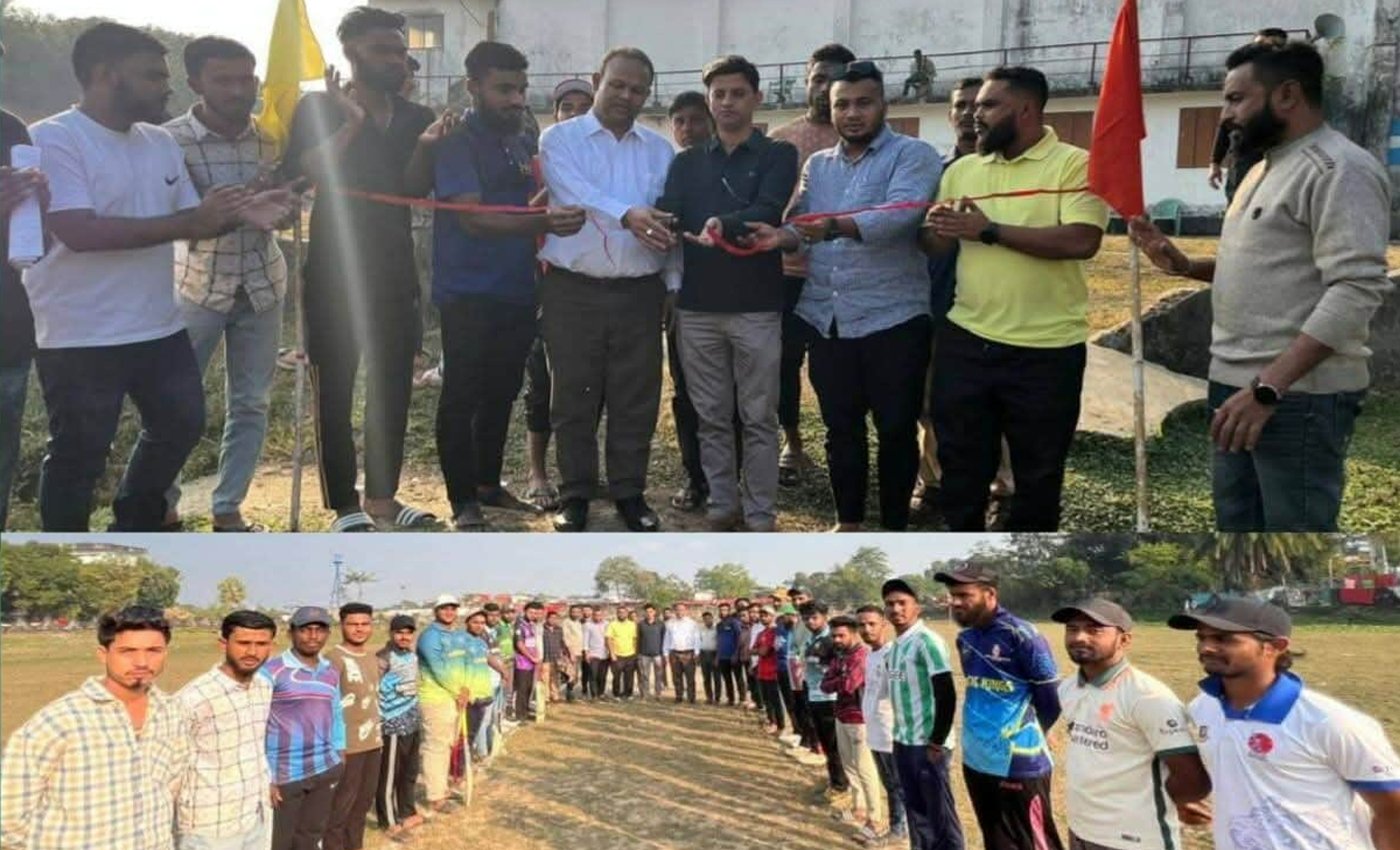 ছাতক পৌর সভার ২ নং ওয়ার্ডে আভ্যন্তরীণ ক্রিকেট প্রিমিয়ার লীগের উদ্বোধন হলো