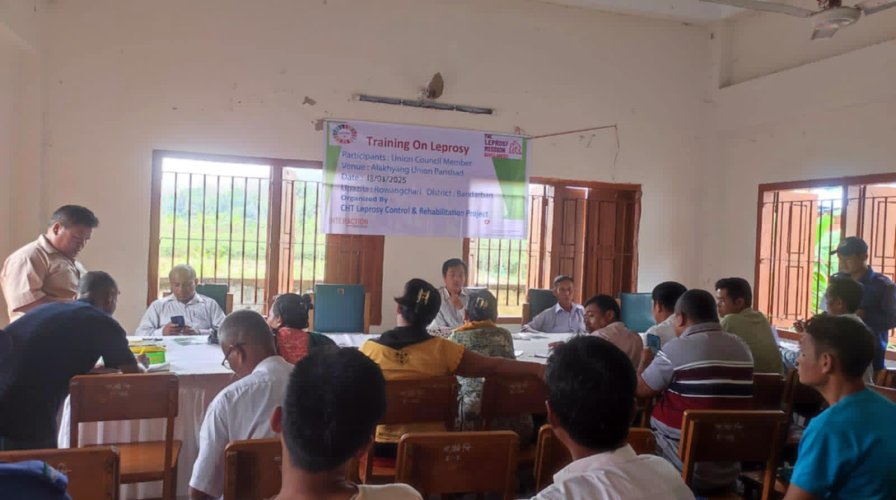 রোয়াংছড়ির আলেক্ষ‍্যং ইউনিয়নের সমন্বয় সভা