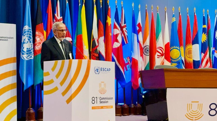 টেকসই নগর উন্নয়নের লক্ষ্য নিয়ে বাংলাদেশ ৮১তম ESCAP অধিবেশনে অংশগ্রহণ করে