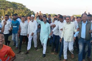 তাহিরপুর উপজেলা শ্রীপুর দক্ষিণ ইউনিয়নে উঠান-বৈঠক