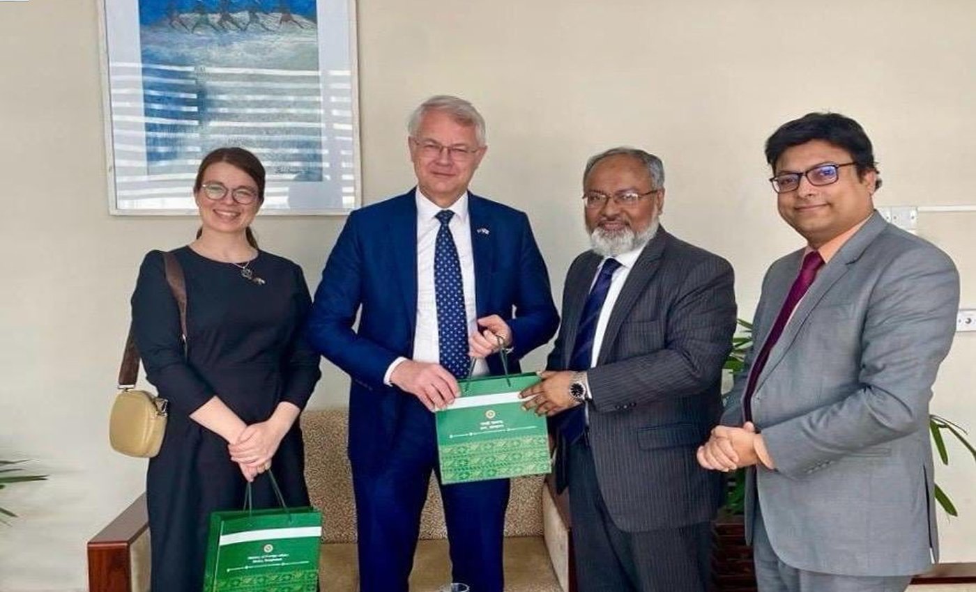 বাংলাদেশ এবং ফিনল্যান্ড গভীর সম্পর্ক স্থাপনের জন্য প্রতিশ্রুতি পুনর্নবীকরণ করেছে