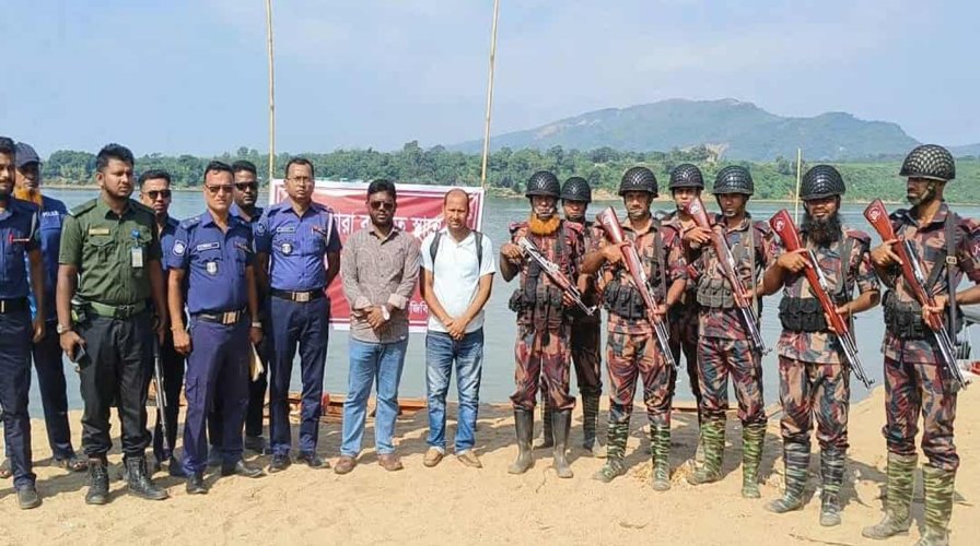 যাদুকাটা নদীতে বিজিবি ও প্রশাসনের যৌথ অভিযান: নদীর পাড় কাটা বন্ধ, স্বস্তিতে তীরবর্তী গ্রামবাসী