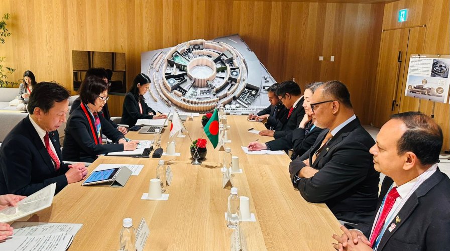 বাণিজ্য উপদেষ্টার সাথে জাপানের অর্থনীতি, বাণিজ্য ও শিল্প মন্ত্রণালয়ের (METI) প্রতিমন্ত্রীর বৈঠক