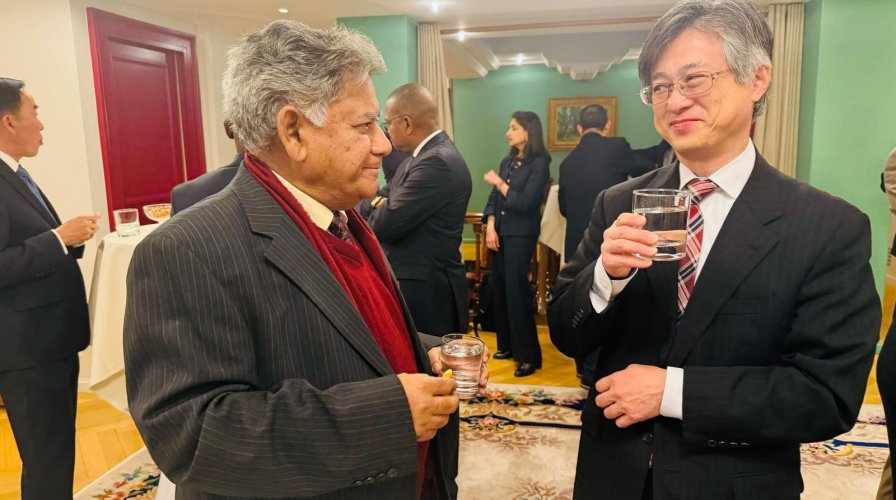 শ্রম ও কর্মসংস্থান এবং নৌপরিবহন মন্ত্রণালয়ের উপদেষ্টার সাথে পাকিস্তানের ফেডারেল মিনিস্টার এর সৌজন্য সাক্ষাৎ