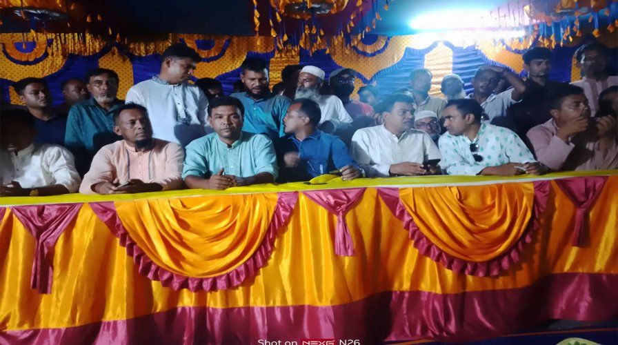 জয়কা ইউনিয়ন সেচ্ছাসেবক দলের কর্মী সভায় ভি.পি. সাইফুল ইসলামের উপস্থিতি