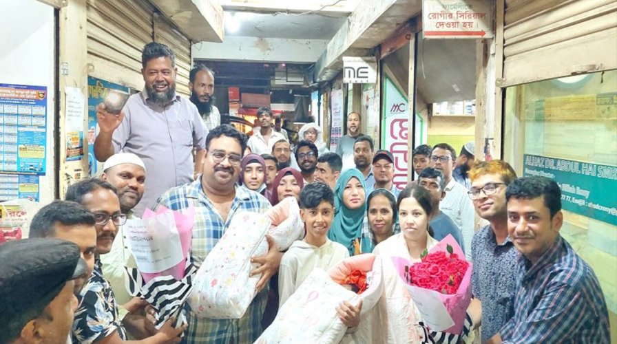 বকশীগঞ্জে ২১ বছর পর ব্যবসায়ী দম্পতির ঘরে দুই কন্যা সন্তানের জন্মে আনন্দ