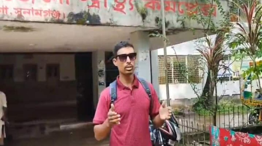 ধর্মপাশা হাসপাতালে পরিচ্ছন্নতাকর্মীর কাছে নাপা ট্যাবলেট বিক্রির অভিযোগ