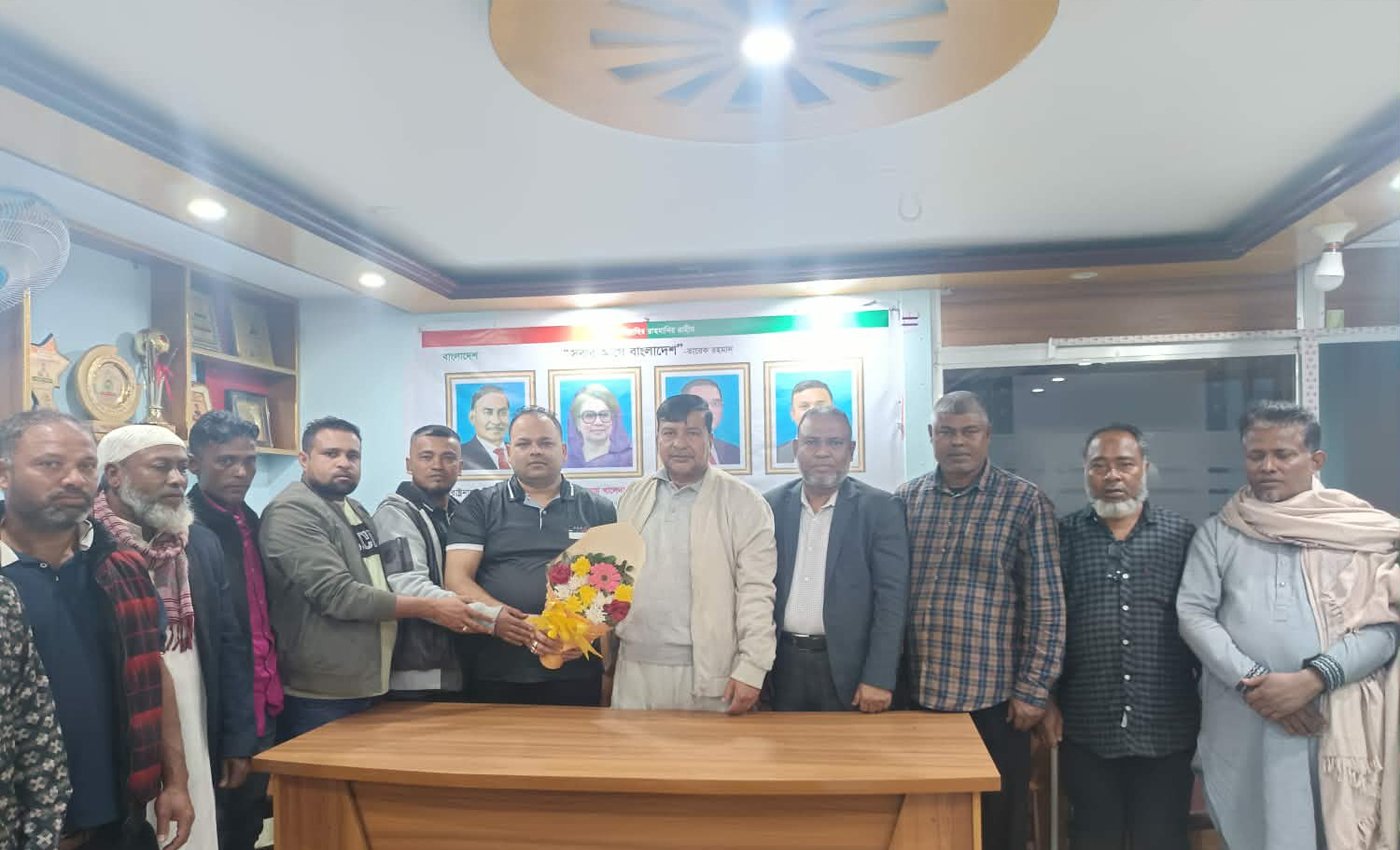 বিশ্বনাথে স্বদেশ আগমন উপলক্ষে তৌফিক মিয়ার সংবর্ধনা