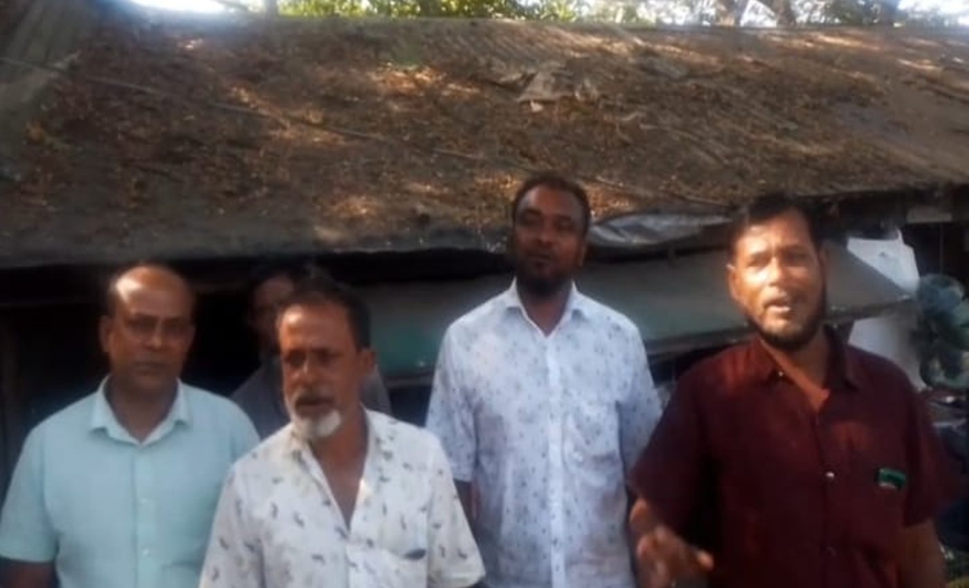 সুনামগঞ্জের ধর্মপাশায় স্থানীয় প্রভাব খাটিয়ে বিএনপির নেতার জায়গা দখল