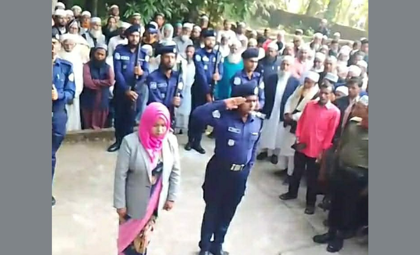 রাষ্ট্রীয় মর্যাদায় দুমকিতে শেষ বিদায় বীর মুক্তিযোদ্ধা আঃ রাজ্জাক খানের