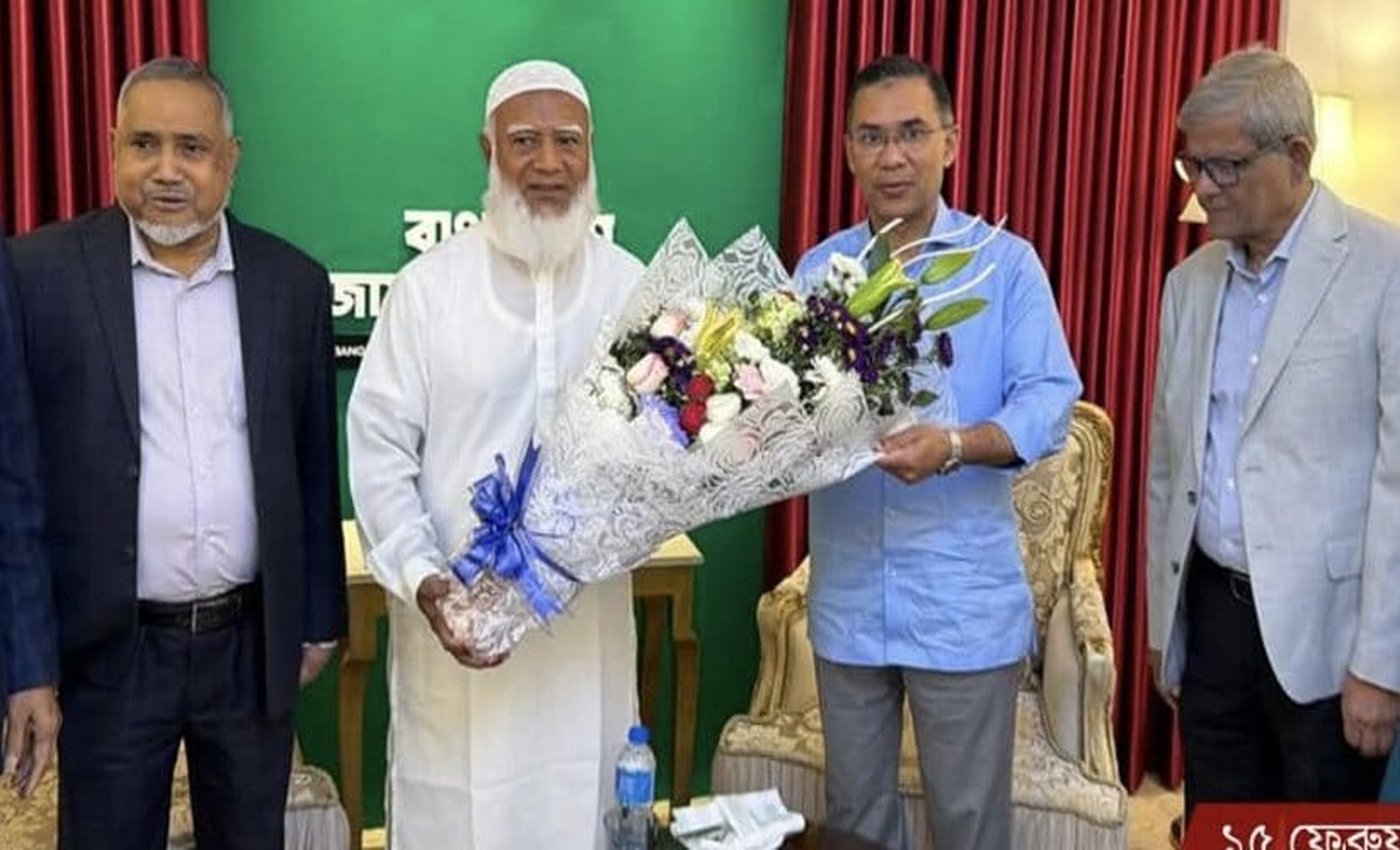 জামায়াত আমির ডা. শফিকুর রহমানের বাসায় তারেক রহমান