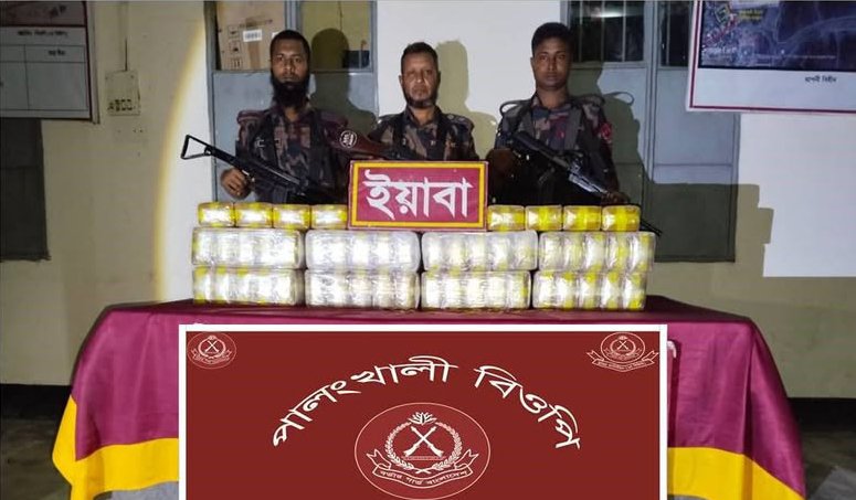 বর্ডার গার্ড বাংলাদেশের উখিয়া ব্যাটালিয়ন (৬৪ বিজিবি) এর মাদকবিরোধী বিশেষ অভিযান