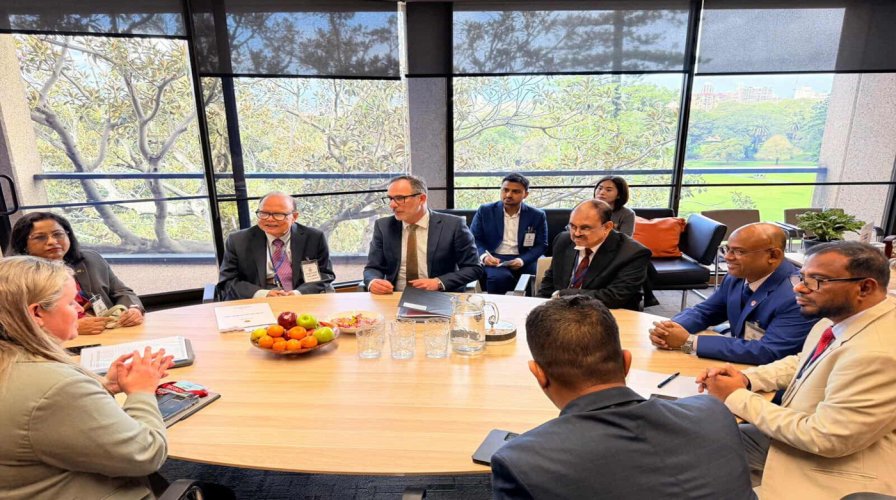 অস্ট্রেলিয়ায় ভূমি ব্যবস্থাপনা আধুনিকায়নে বাংলাদেশ–নিউ সাউথ ওয়েলস সরকারের দ্বিপাক্ষিক বৈঠক