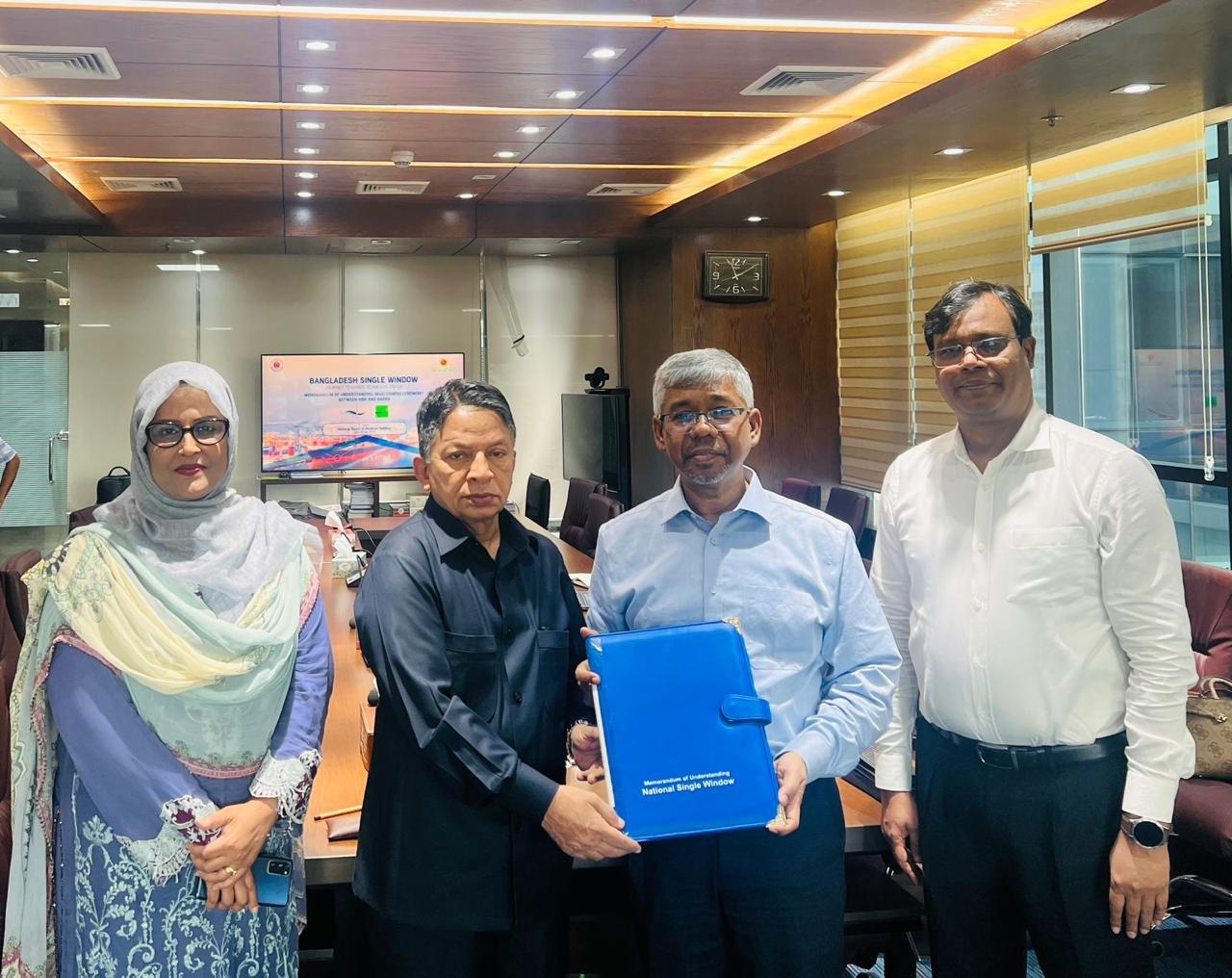 NBR ও BAERA এর  মধ্য BSW সিস্টেম ব্যবহারের বিষয়ে Memorandum of Understanding (MoU) স্বাক্ষর
