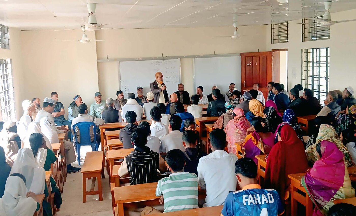 সুরমা উচ্চ বিদ্যালয় ও কলেজে এসএসসি পরীক্ষার্থীদের অভিভাবক সমাবেশ অনুষ্ঠিত