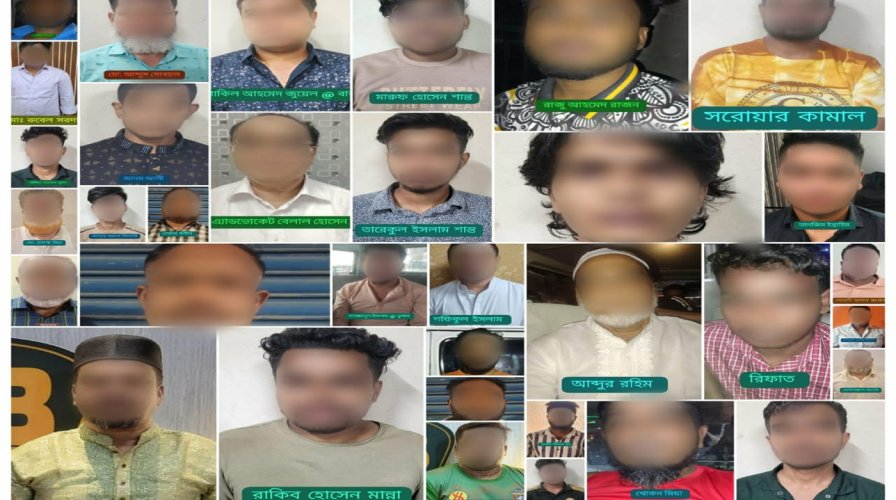 রাজধানীতে ঝটিকা মিছিল: ৩৪ নেতাকর্মী গ্রেফতার