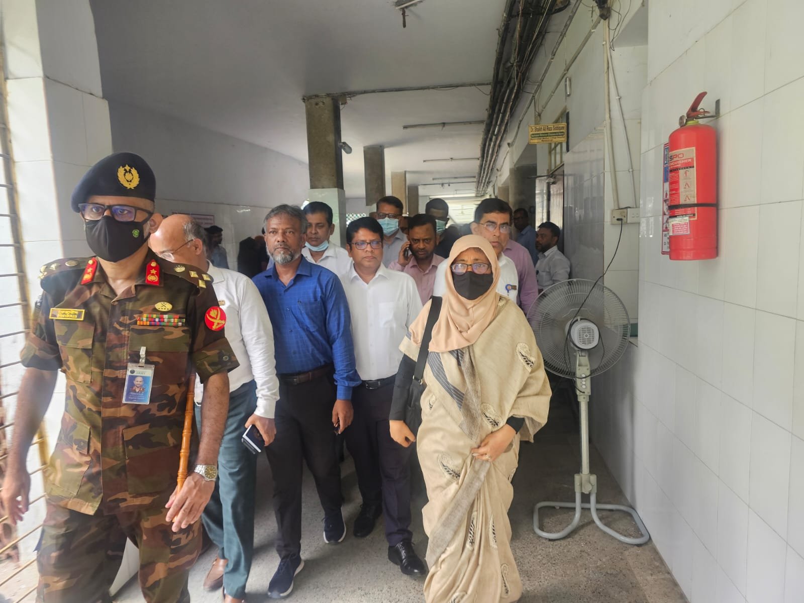 স্বাস্থ্য উপদেষ্টার ময়মনসিংহের স্বাস্থ্যসেবা প্রতিষ্ঠানসমূহ পরিদর্শন।