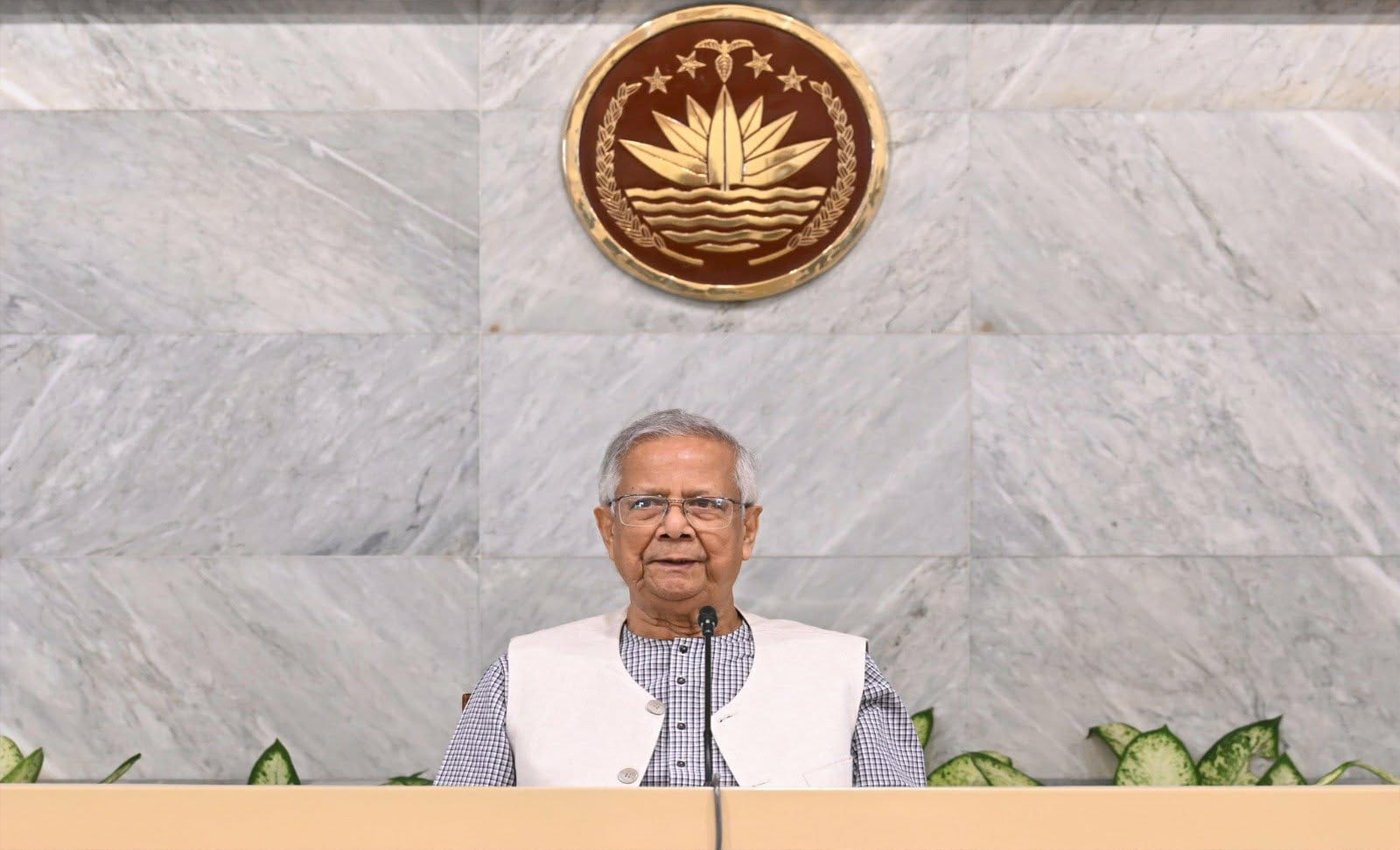 তফসিল ঘোষণা করায় নির্বাচন কমিশনকে প্রধান উপদেষ্টার শুভেচ্ছা