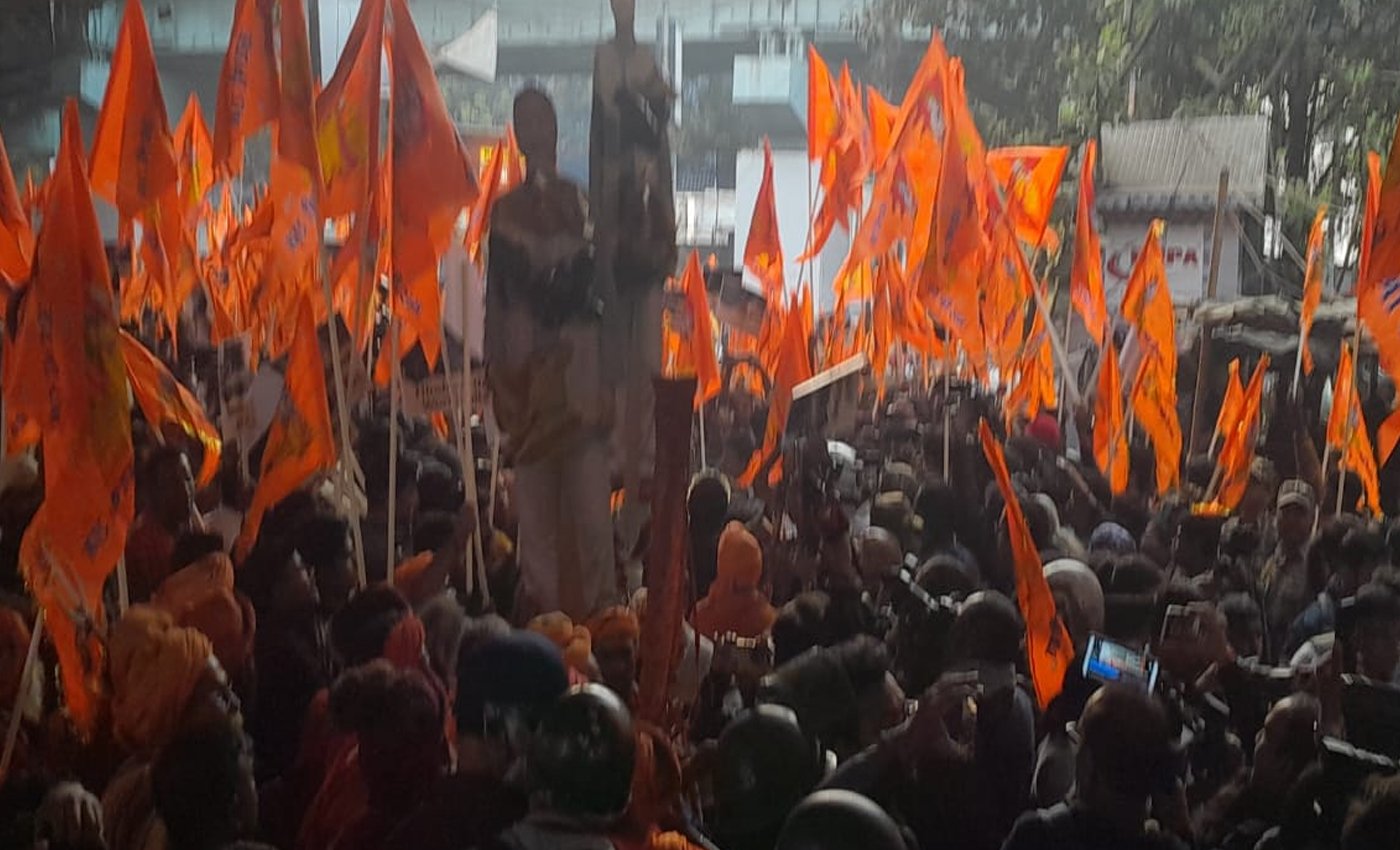 শুভেন্দু অধিকারীর নেতৃত্বে, কলকাতার বাংলাদেশ হাই কমিশন অভিযান ও ইউনূসের কুশপুতুল দাহ