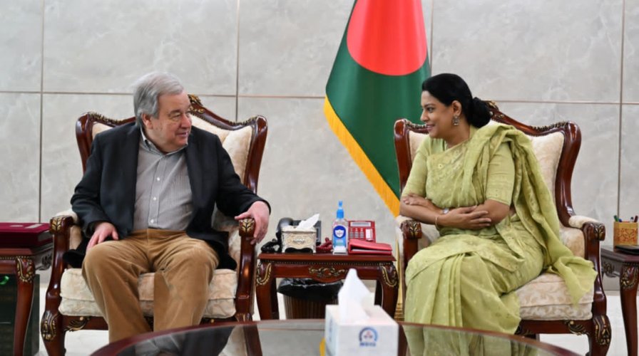 জাতিসংঘ মহাসচিব ঢাকা ত্যাগ করেছেন