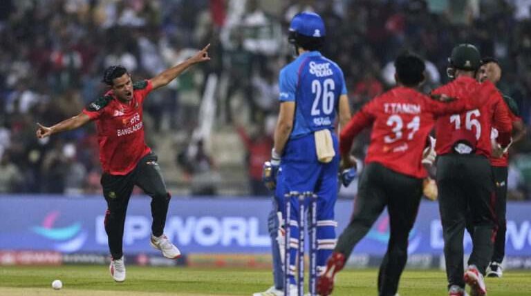 বাংলাদেশ আফগানিস্তানের বিরুদ্ধে একটি কঠিন ম্যাচে ৮ রানে জয়ী হয়ে ফোরের আশা বাঁচিয়ে রেখেছে