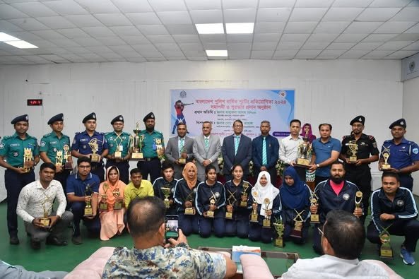 বাংলদেশ পুলিশ আইজি কাপ ও বার্ষিক শুটিং প্রতিযোগিতায় চ্যাম্পিয়ন ডিএমপি