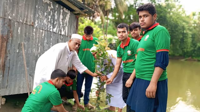 ভোলায় সবুজ বাংলা সোসাইটির, বৃক্ষরোপণ কর্মসূচি ২০২৫"পালিত