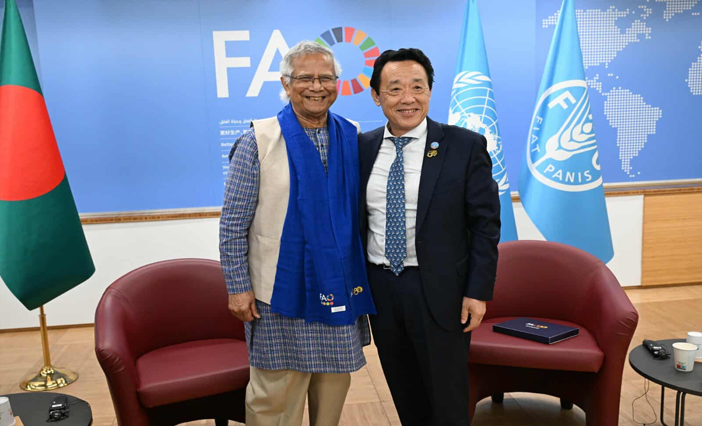 বাংলাদেশের গভীর সমুদ্রে মাছ ধরা এবং ফল রপ্তানিতে সহায়তার আশ্বাস দিলেন FAO মহাপরিচালক