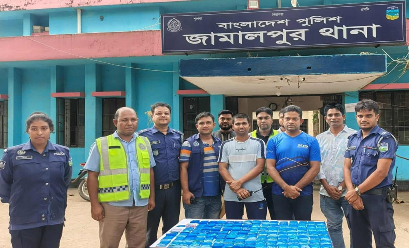জামালপুর সদর থানায় ২২ হাজার ইয়াবা উদ্ধার