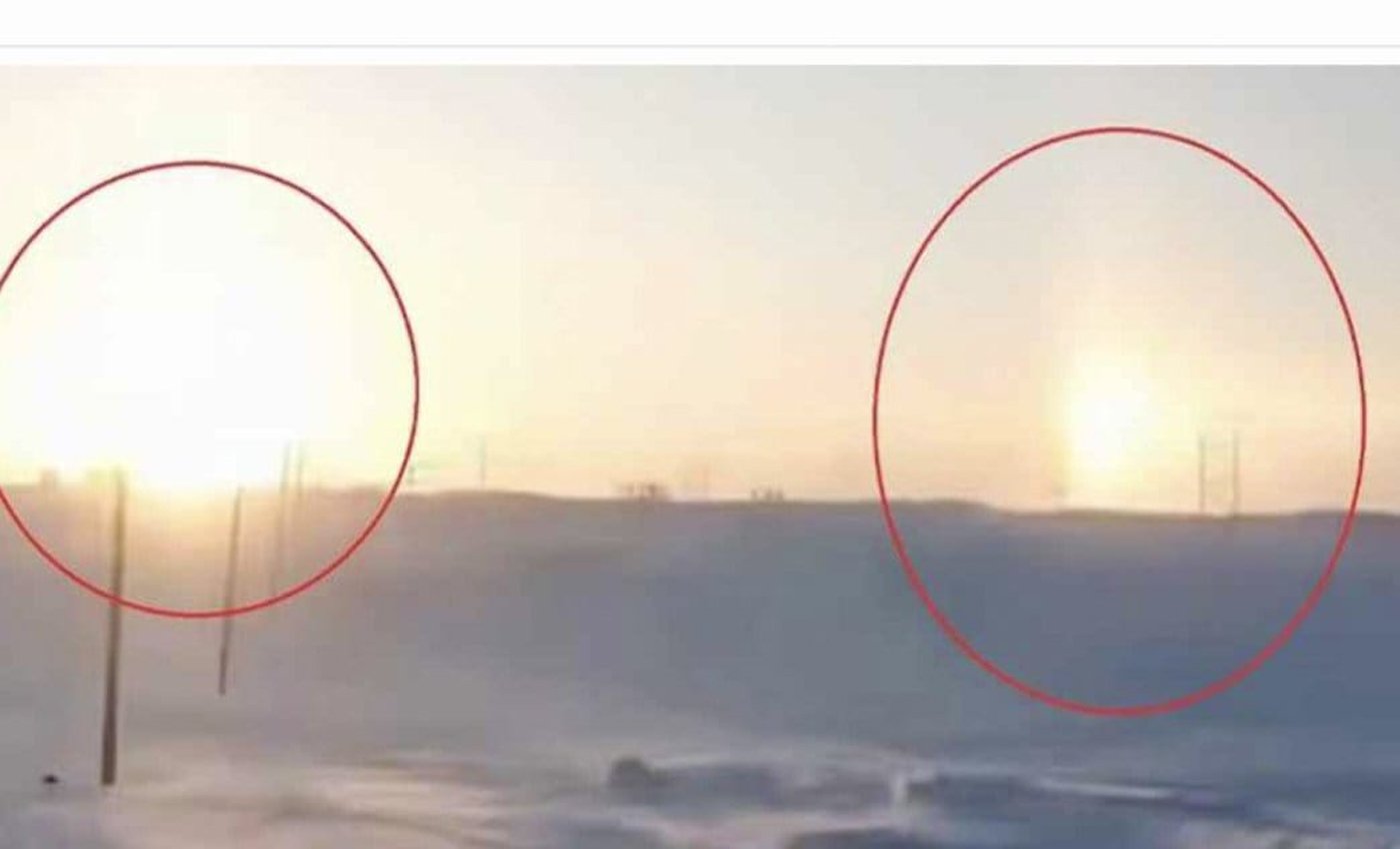 রাশিয়ায় দেখা গেল ‘দুটি সূর্য’, অবাক স্থানীয় বাসিন্দারা