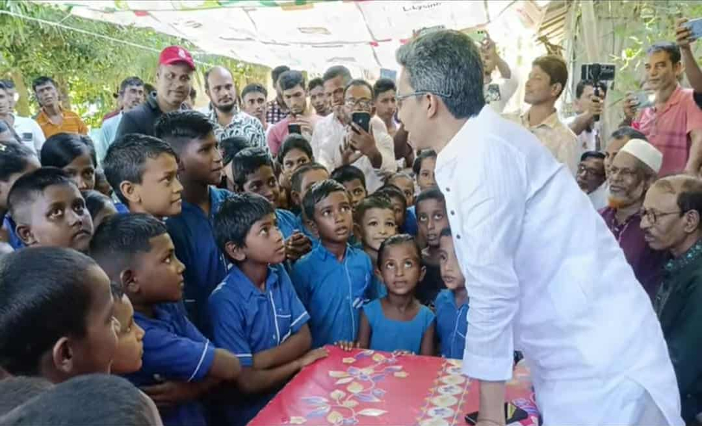 হাওরে শিশুদের জন্য নিজস্ব অর্থায়নে স্কুল স্থাপন করবেন মাহবুবুর রহমান