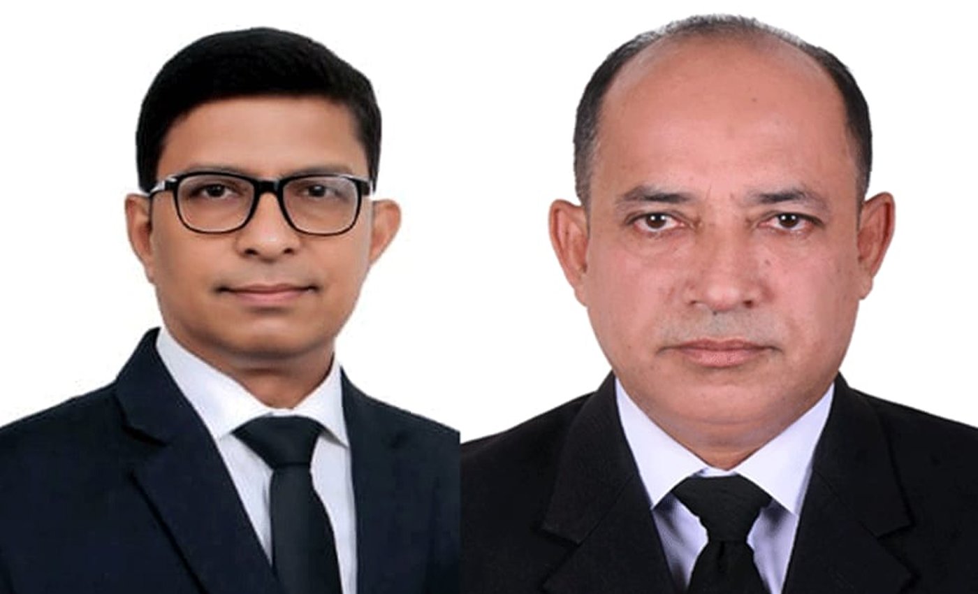 জেলা কর আইনজীবী সমিতির সভাপতি অ্যাড. শেখর, সম্পাদক আজিজুর