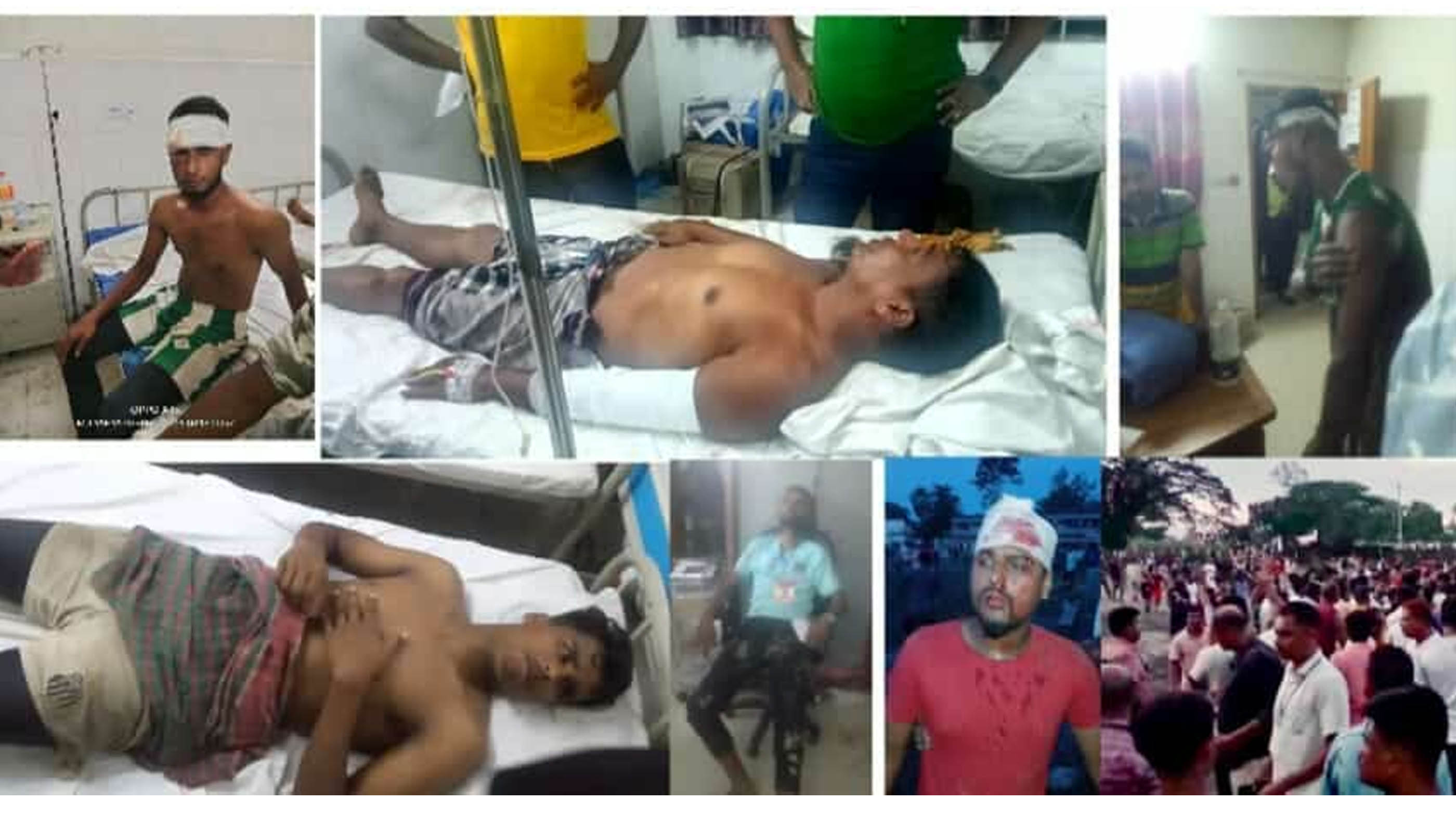 শান্তিগঞ্জে ফুটবল খেলা কেন্দ্র করে দু'পক্ষের সংঘর্ষে আহত ২৬