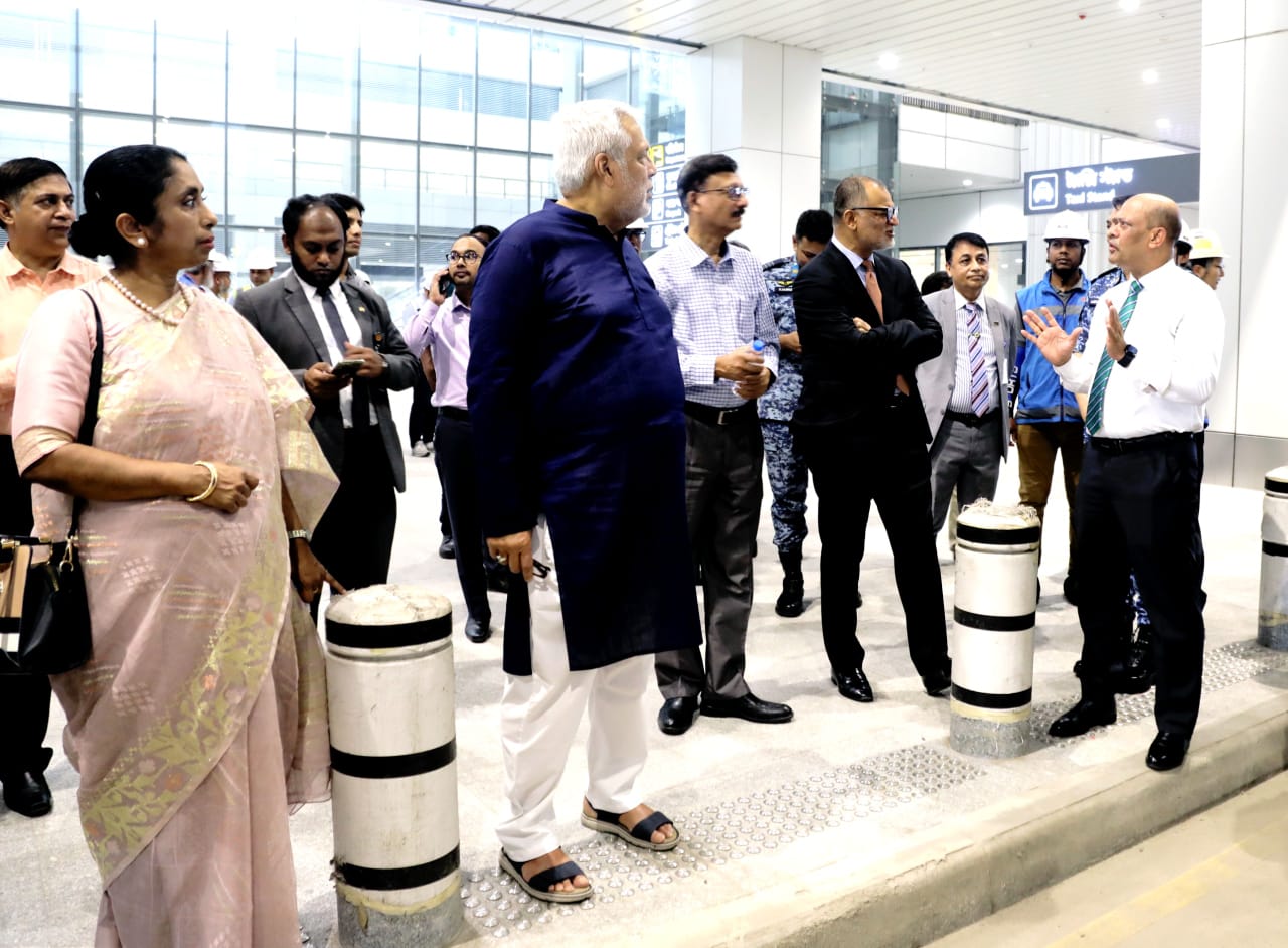 বিমান, জ্বালানি ও পররাষ্ট্র উপদেষ্টার হযরত শাহজালাল আন্তর্জাতিক বিমানবন্দরের তৃতীয় টার্মিনাল পরিদর্শন