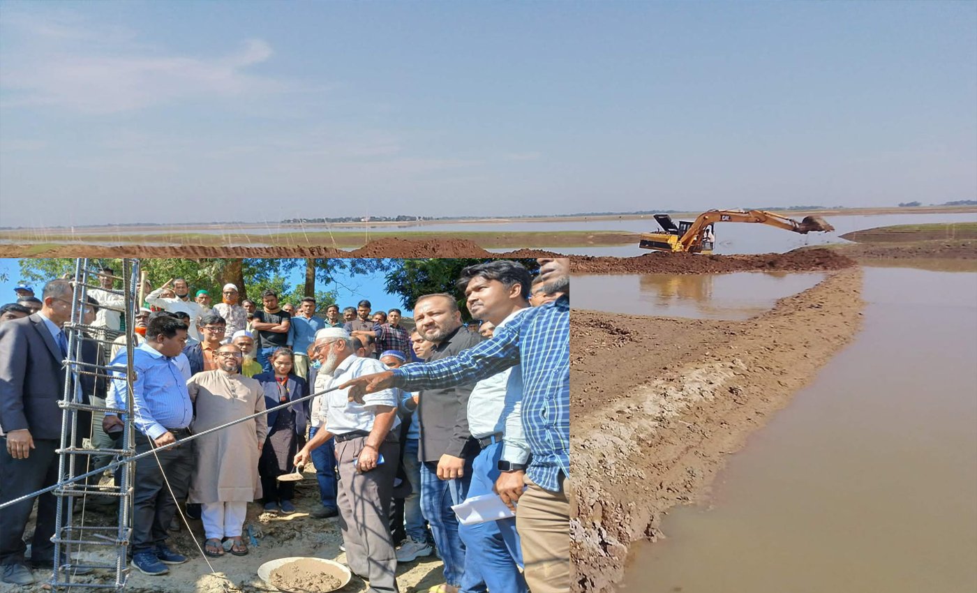 সুখাইড় রাজাপুরে প্রথম নিম্ন মাধ্যমিক বিদ্যালয়ের কাজ শুরু