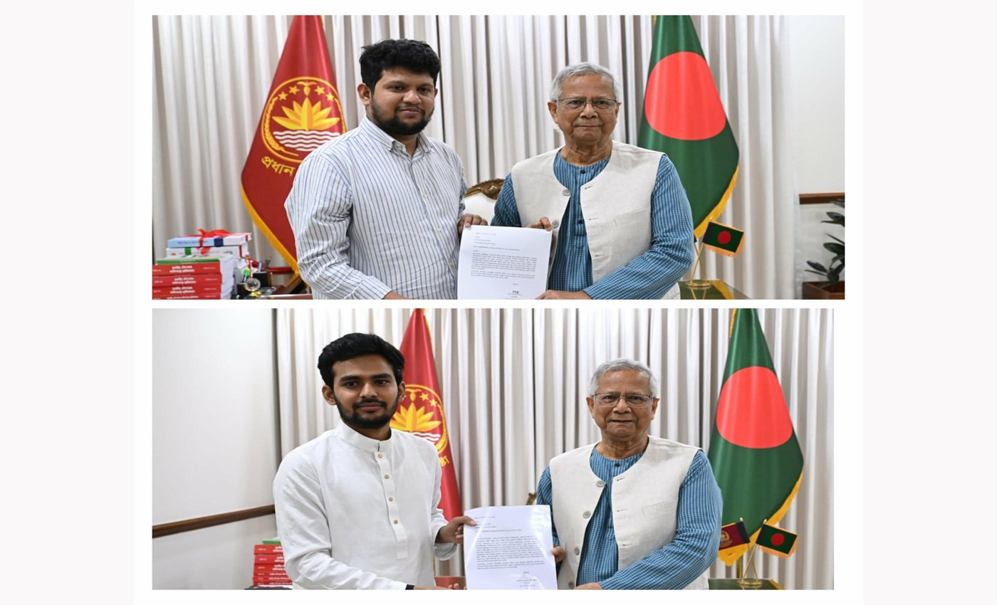 দুই উপদেষ্টা পদত্যাগপত্র প্রধান উপদেষ্টার কাছে জমা দিলেন