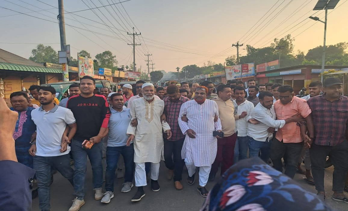 বকশীগঞ্জে বিএনপির বিক্ষোভ মিছিল ও সমাবেশ, আওয়ামী লীগের সন্ত্রাসের প্রতিবাদ