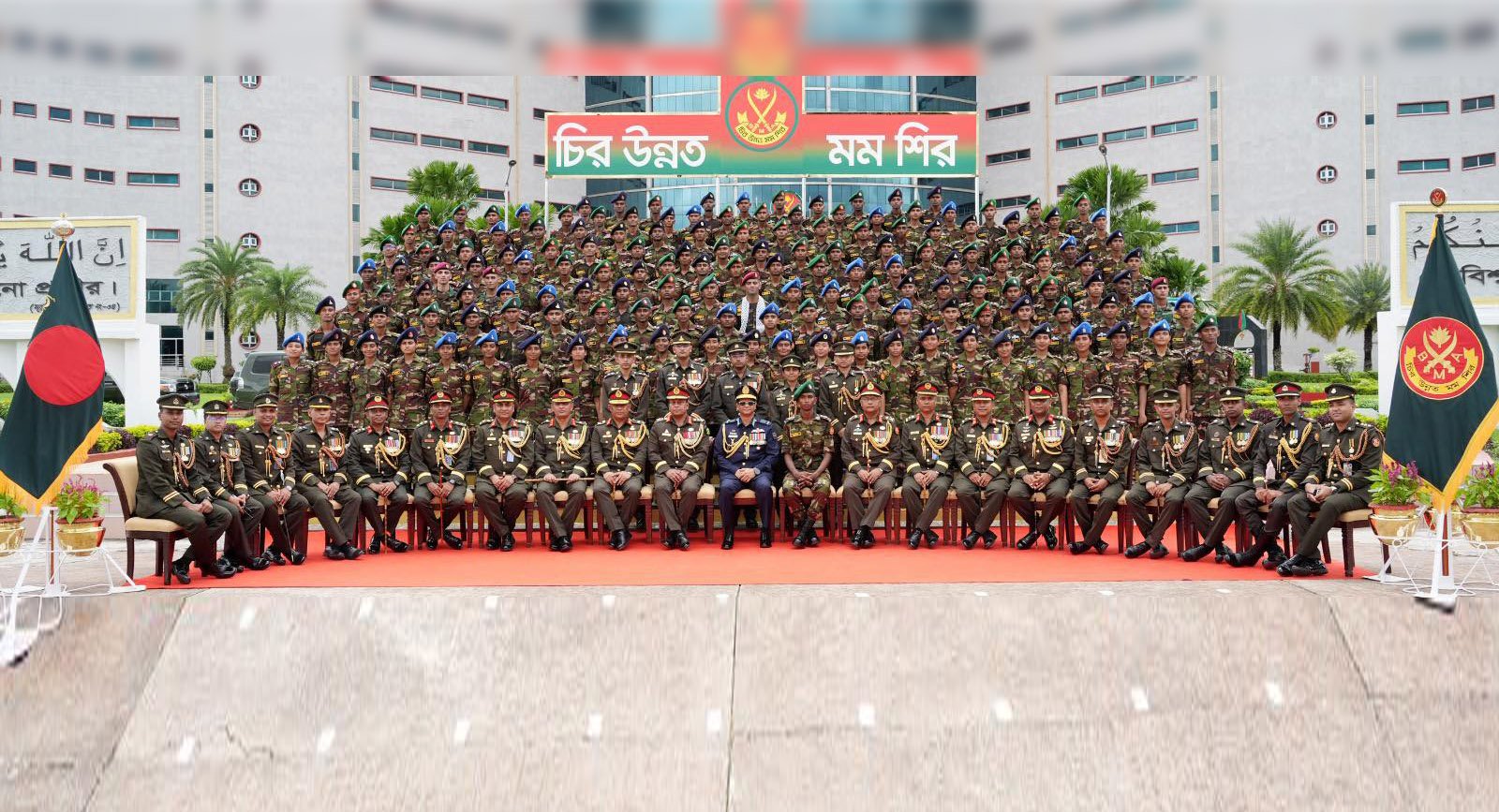 বাংলাদেশ মিলিটারি একাডেমিতে রাষ্ট্রপতি কুচকাওয়াজ অনুষ্ঠিত