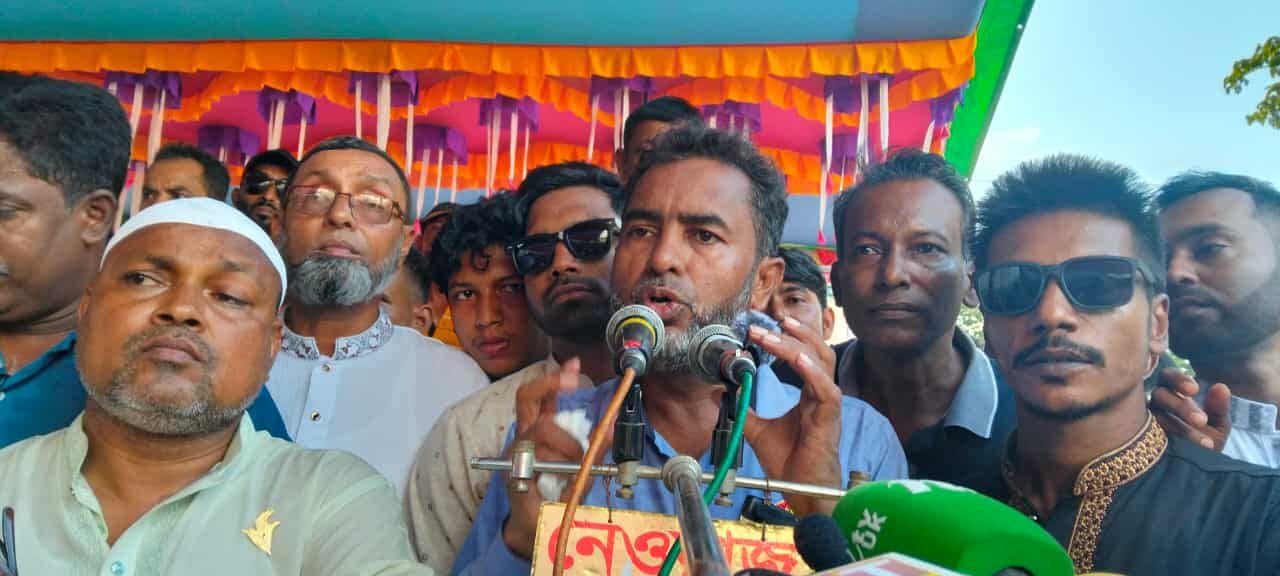 ধর্মপাশায় বিএনপি'র  রাষ্ট্রকাঠামো মেরামতের ৩১ দফা  বাস্তবায়নের লক্ষে জনসভা  ও লিফলেট বিতরন