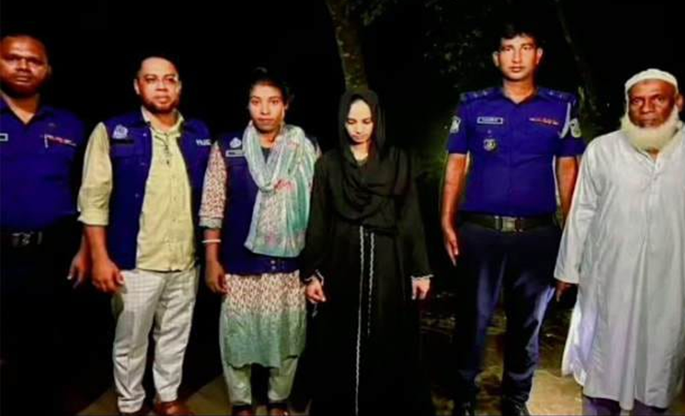 জামালপুরে অপহরনের ৯ ঘন্টার মধ্যে নারী উদ্ধার।